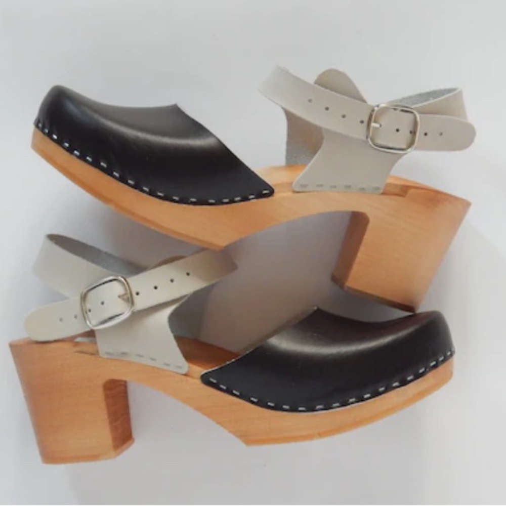 Swedish Handmade Leather Clogs